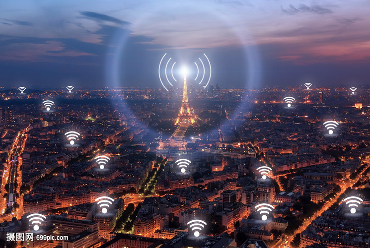 城市網絡wifi熱點信號